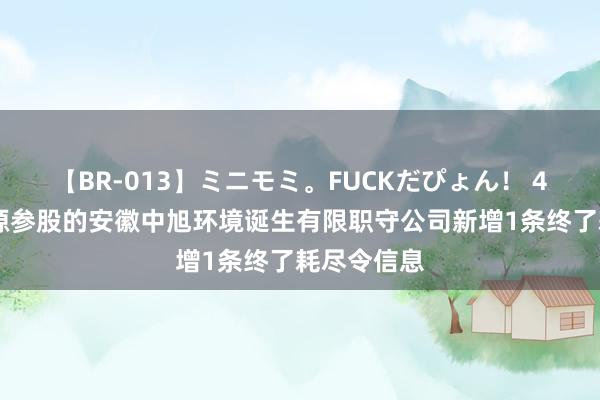 【BR-013】ミニモミ。FUCKだぴょん！ 4ばん 净水源参股的安徽中旭环境诞生有限职守公司新增1条终了耗尽令信息