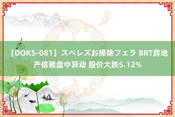 【DOKS-081】スペレズお掃除フェラ BRT房地产信赖盘中异动 股价大跌5.12%