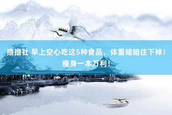 撸撸社 早上空心吃这5种食品，体重暗暗往下掉！瘦身一本万利！