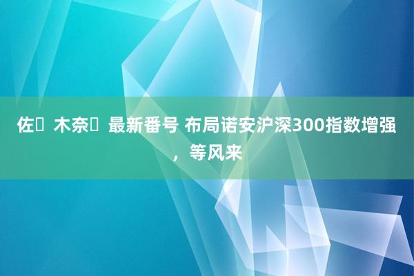 佐々木奈々最新番号 布局诺安沪深300指数增强，等风来