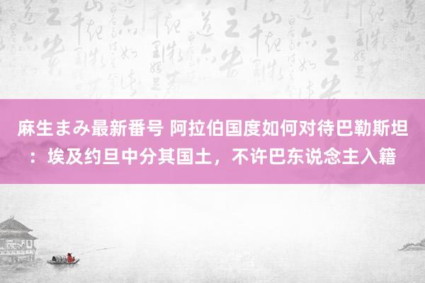 麻生まみ最新番号 阿拉伯国度如何对待巴勒斯坦：埃及约旦中分其国土，不许巴东说念主入籍